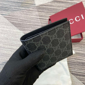 Gucci 821206 GG Emblem bi-fold wallet Black - Default Title - View 5