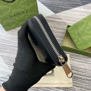 Gucci GG Emblem Black and Beige 821803 mini wallet - Default Title - View 5