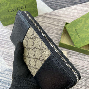 Gucci GG Emblem Black and Beige 821803 mini wallet - Default Title - View 8