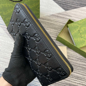 Gucci 821803 GG Emblem ultra-soft black embossing Black - Default Title - View 4