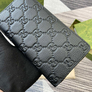 Gucci 821803 GG Emblem ultra-soft black embossing Black - Default Title - View 6