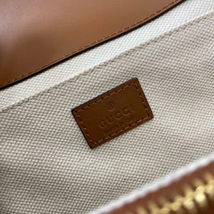Gucci 826761 Gucci Go Small Shoulder Bag Brown PVC - Default Title - View 10