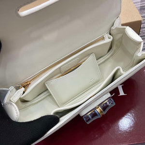 Gucci 827750 Gucci Bamboo Diva Medium Bag White - Default Title - View 9