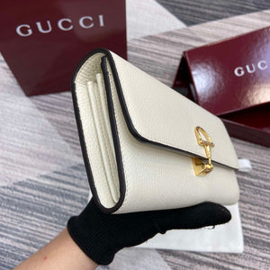 Gucci 828147 Gucci Softbit Continental Wallet White - Default Title - View 3