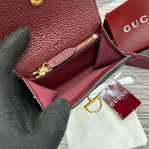 Gucci 828148 Gucci Softbit Card Case Ancora red - Default Title - View 9