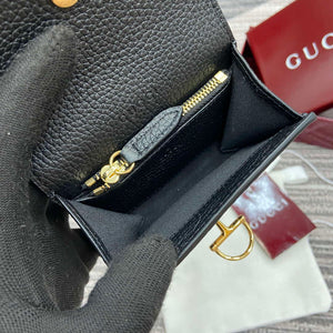 Gucci 828148 Gucci Softbit Card Case Black - Default Title - View 9