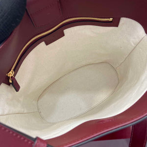 Gucci 833660 Gucci 73 Medium Bucket Bag Ancora Red smooth leather - Default Title - View 9
