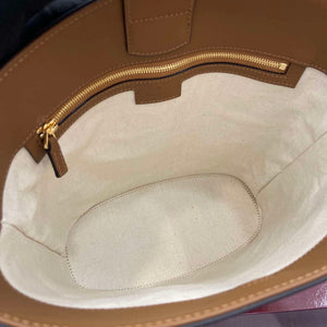 Gucci 833660 Gucci 73 Medium Bucket Bag Brown smooth leather - Default Title - View 9