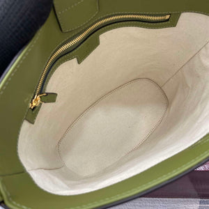 Gucci 833660 Gucci 73 Medium Bucket Bag Green smooth leather - Default Title - View 9