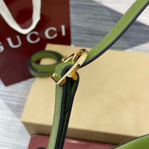 Gucci 833665 Gucci 73 Small Bucket Bag Green Leather - Default Title - View 6