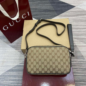 Gucci 834802 GG Canvas Small Crossbody Bag Dark brown - Default Title - View 2