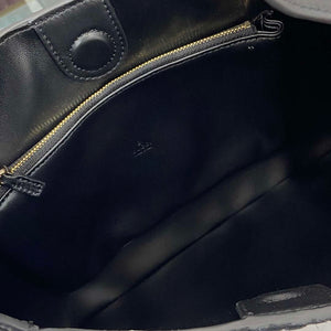 Gucci 834981 Gucci B medium Shoulder Bag Black Velvet Embossed - Default Title - View 8