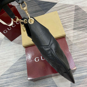 Gucci 834981 Gucci B medium Shoulder Bag Black - Default Title - View 3
