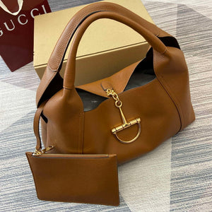 Gucci 837466 Gucci Softbit Maxi Shoulder Bag Brown - Default Title - View 8