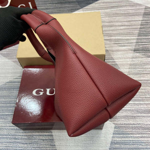 Gucci 837467 Gucci Softbit Medium Top Handle Bag Ancora red - Default Title - View 3