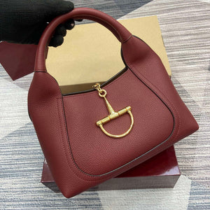 Gucci 837467 Gucci Softbit Medium Top Handle Bag Ancora red - Default Title - View 4