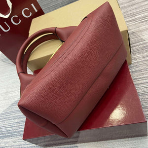 Gucci 837467 Gucci Softbit Medium Top Handle Bag Ancora red - Default Title - View 6