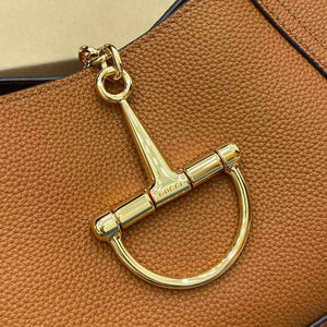 Gucci 837467 Gucci Softbit Medium Top Handle Bag Brown - Default Title - View 5