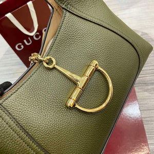 Gucci 837467 Gucci Softbit Medium Top Handle Bag Dark Green - Default Title - View 8