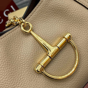 Gucci 837467 Gucci Softbit Medium Top Handle Bag Taupe grainy - Default Title - View 6