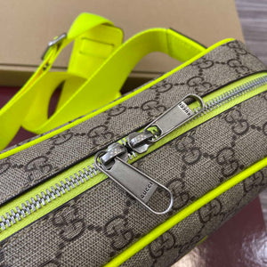 Gucci 839380 Medium Crossbody Bag With Print Acid green - Default Title - View 5