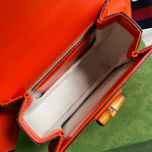 Gucci Bamboo1947 Mini top handle bag 686864 Red - Default Title - View 9