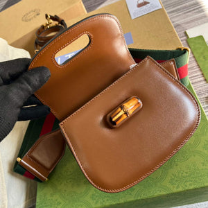 Gucci Bamboo1947 Mini top handle bag 686864 Tan - Default Title - View 8