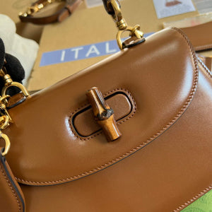 Gucci 675797 Bamboo1947 small top handle bag Tan - Default Title - View 5