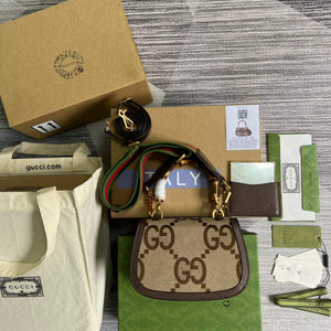 Gucci 675797 Bamboo1947 small top handle bag Brown - Default Title - View 2