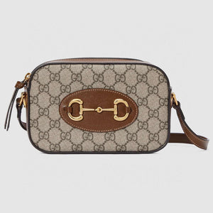 Gucci Horsebit 1955 mini shoulder bag 760196 Brown &Beige - Default Title - View 1