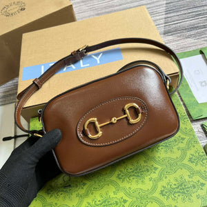 Gucci Horsebit 1955 mini shoulder bag 760196 Brown - Default Title - View 5