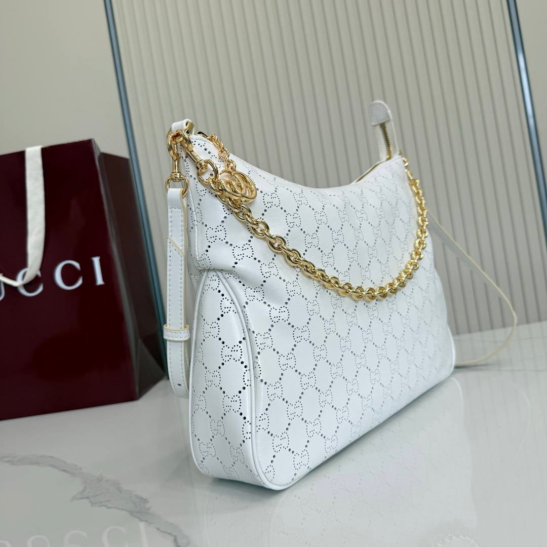 Gucci Lady Lunetta Chain medium shoulder bag A006OA