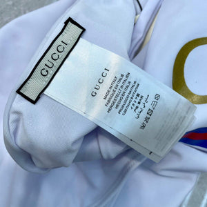 Gucci Sparkling swimsuit with Gucci logo 501899 White - S - View 9