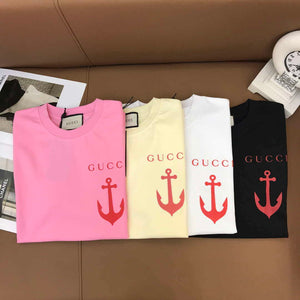 Gucci Women Gucci logo cotton jersey T-shirt G85284 - Pink / S - View 2
