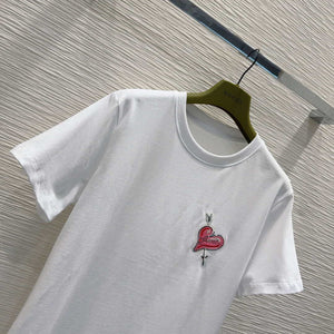 Gucci Women Slogan cotton short-sleeved T-shirt G85288 - S - View 6