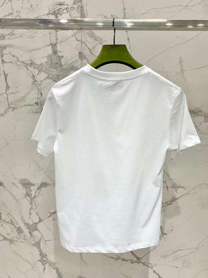 Gucci Women Slogan cotton short-sleeved T-shirt G85292 - S - View 6