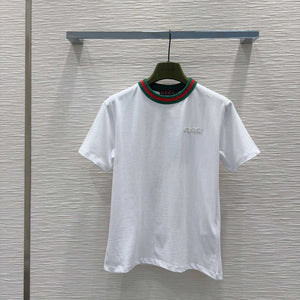 Gucci Women Slogan cotton short-sleeved T-shirt G85296 - S - View 1