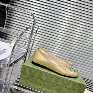 Gucci Women's Ballet Flat With Fashion Shoes G53204 - Euro 35=US 4 - View 2