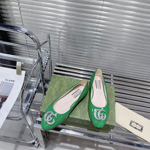 Gucci Women's Ballet Flat With Fashion Shoes G53205 - Euro 35=US 4 - View 3