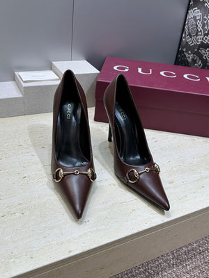 Gucci Women's Pointed-toe High Heels Shoes 9.5cm G86232 - Euro 35=US 4 - View 1