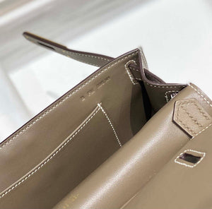 Hermes 316413 Jyspiere Leather Hermes bags Elephant gray H900912 - Default Title - View 8