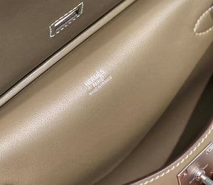 Hermes 316413 Jyspiere Leather Hermes bags Elephant gray H900913 - Default Title - View 8