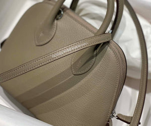 Hermes 316419 Bolide 1923 Mini Leather Bag Gray H900965 - Default Title - View 8