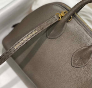 Hermes 316419 Bolide 1923 Mini Leather Bag H900971 - Default Title - View 7
