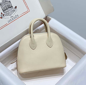 Hermes 316419 Bolide 1923 Mini Leather Bag H900972 - Sliver - View 1