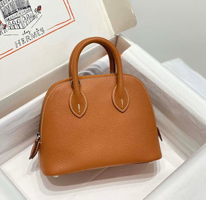 Hermes 316419 Bolide 1923 Mini Leather Bag H900973 - Sliver - View 1