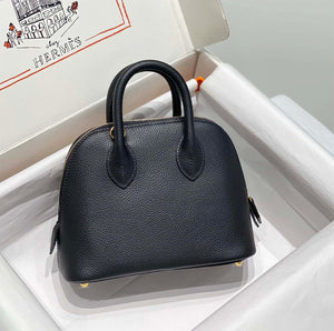 Hermes 316419 Bolide 1923 Mini Leather Bag H900975 - Sliver - View 10