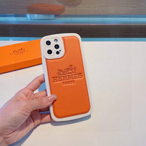 Hermes Apple Iphone Leather Premium Deluxe Phone Case H66321 - iPhone15pro max £¨6.7£© - View 3