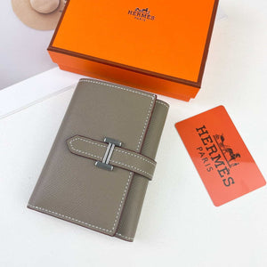 Hermes Bearn wallet Epsom calfskin mini wallet H20901 - Gold - View 2