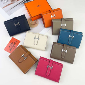 Hermes Bearn wallet Epsom calfskin mini wallet H20904 - Gold - View 5